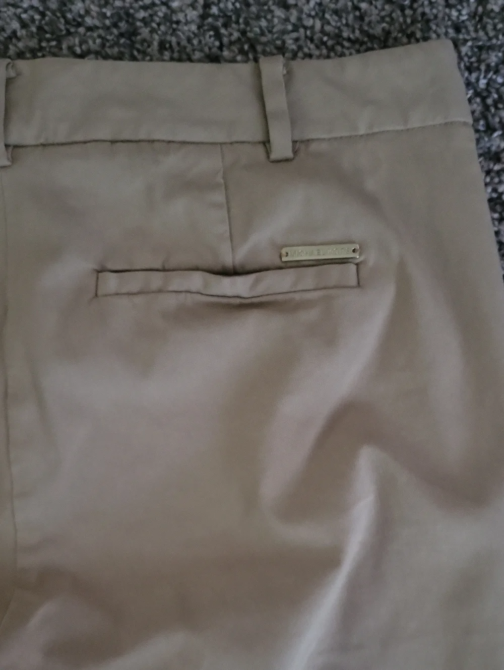 Michael Kors Slim Straight Tan Chino Pants